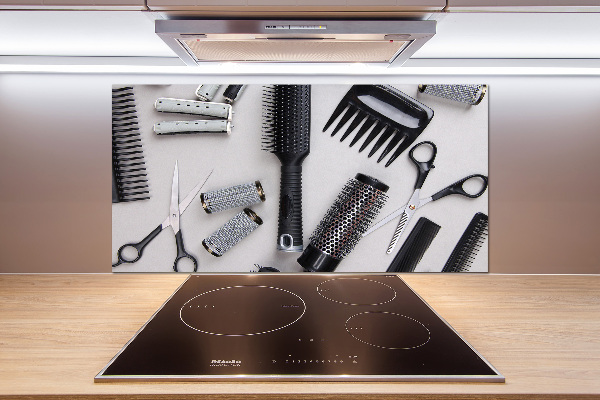 Panneau crédence cuisine Outils de coiffeur