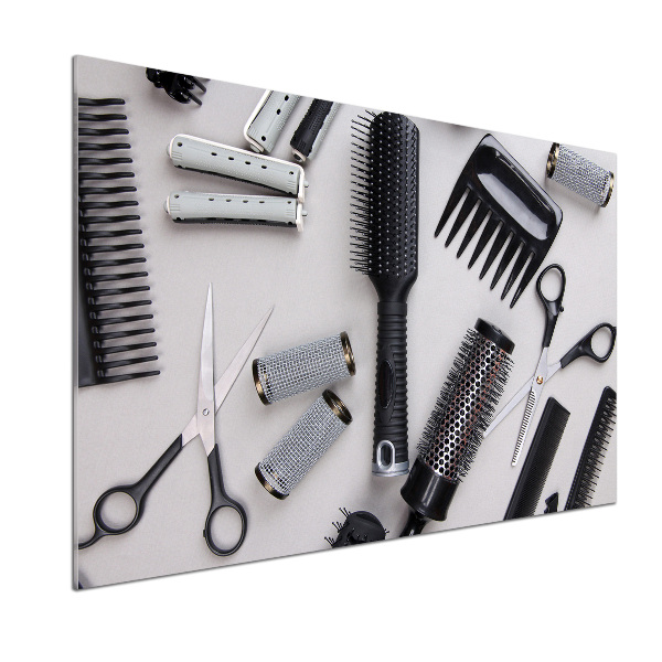 Panneau crédence cuisine Outils de coiffeur