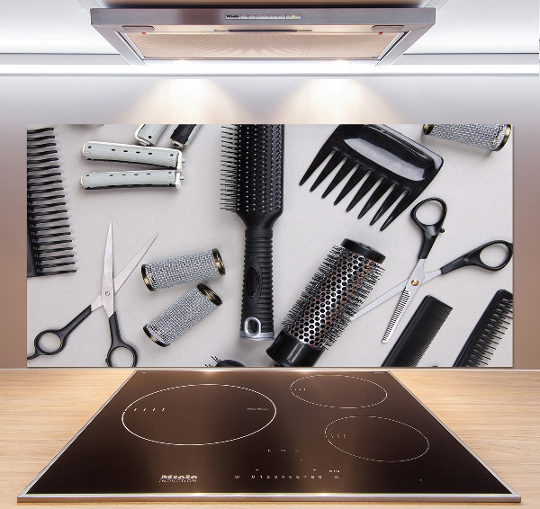 Panneau crédence cuisine Outils de coiffeur