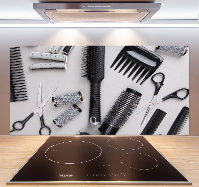 Panneau crédence cuisine Outils de coiffeur