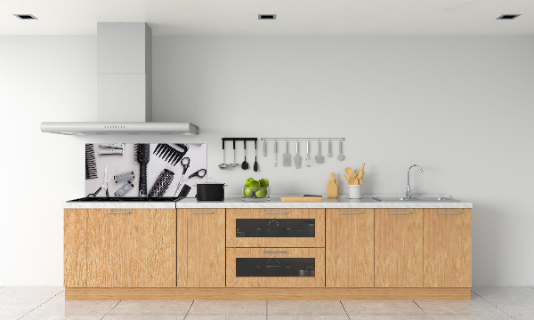 Panneau crédence cuisine Outils de coiffeur