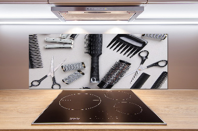 Panneau crédence cuisine Outils de coiffeur
