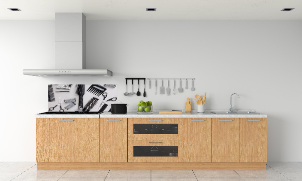 Panneau crédence cuisine Outils de coiffeur