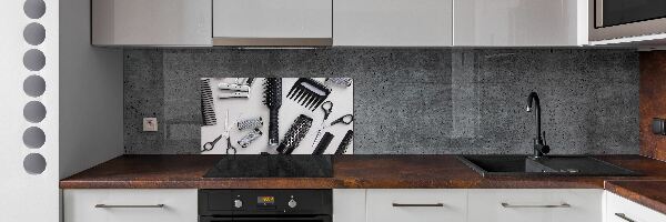 Panneau crédence cuisine Outils de coiffeur