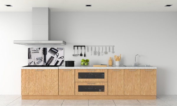 Panneau crédence cuisine Outils de coiffeur