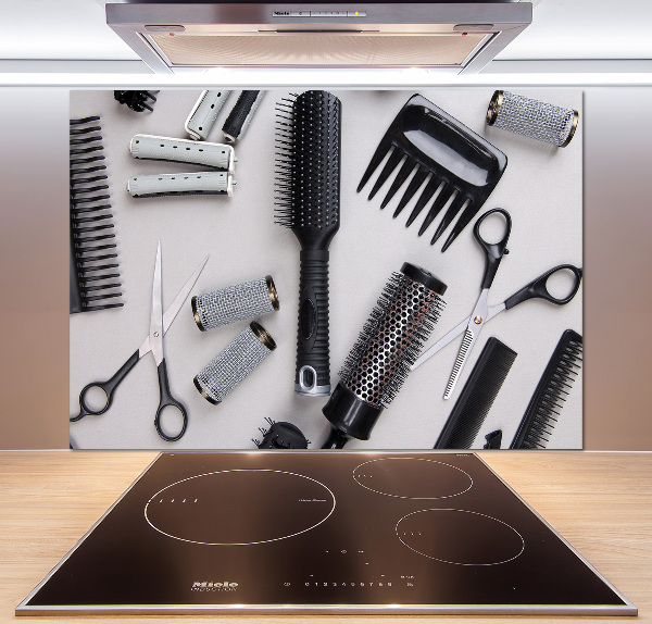 Panneau crédence cuisine Outils de coiffeur
