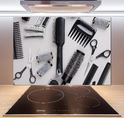 Panneau crédence cuisine Outils de coiffeur