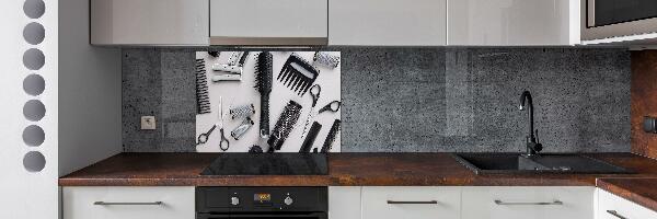 Panneau crédence cuisine Outils de coiffeur