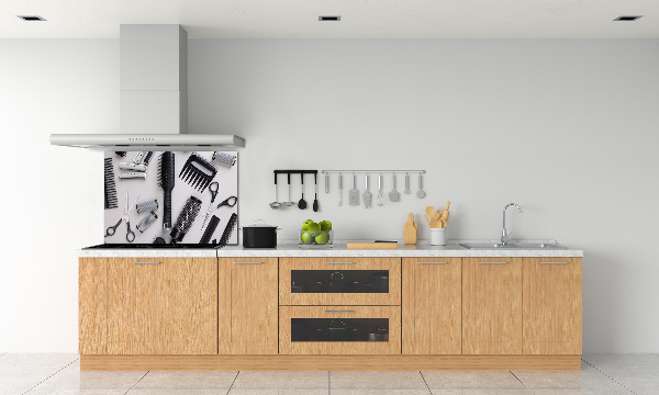 Panneau crédence cuisine Outils de coiffeur