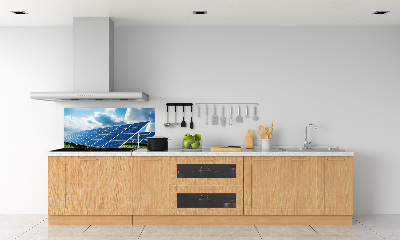Panneau crédence cuisine Batteries solaires