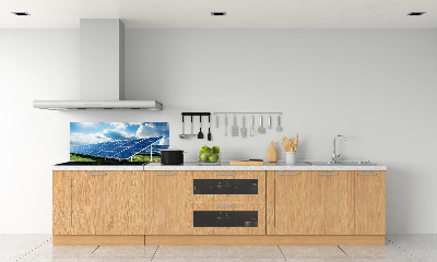 Panneau crédence cuisine Batteries solaires