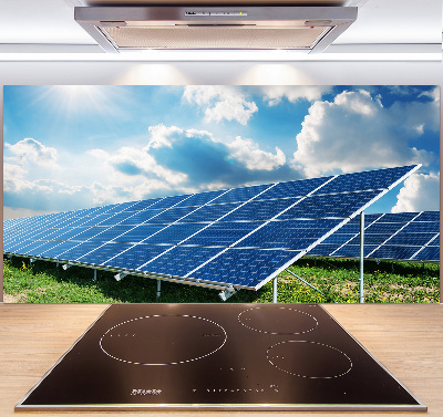 Panneau crédence cuisine Batteries solaires