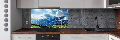 Panneau crédence cuisine Batteries solaires