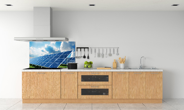 Panneau crédence cuisine Batteries solaires
