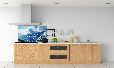 Panneau crédence cuisine Batteries solaires