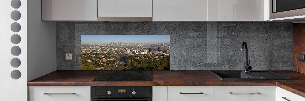 Crédence cuisine en verre Los Angeles