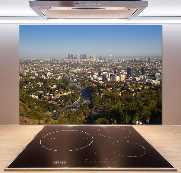 Crédence cuisine en verre Los Angeles