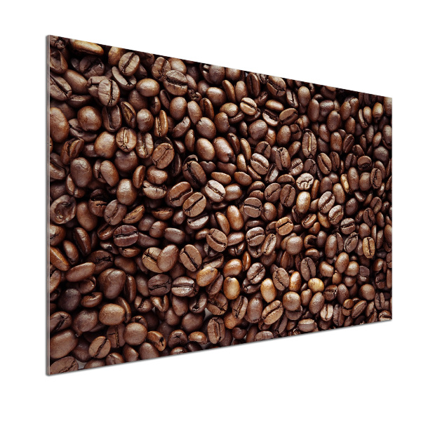Crédence en verre avec motif Grains de café