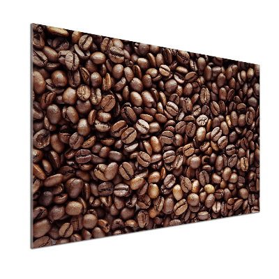 Crédence en verre avec motif Grains de café