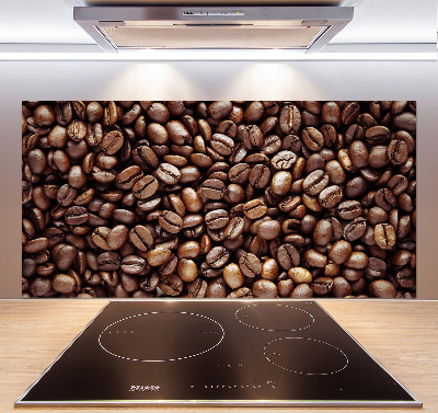 Crédence en verre avec motif Grains de café