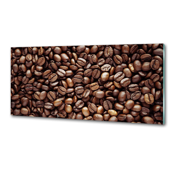 Crédence en verre avec motif Grains de café
