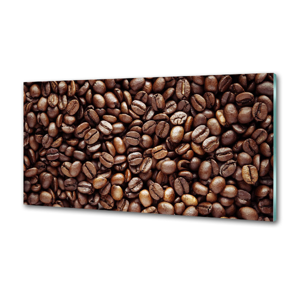 Crédence en verre avec motif Grains de café