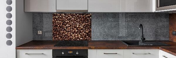 Crédence en verre avec motif Grains de café