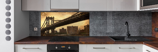 Crédence en verre cuisine Manhattan NY