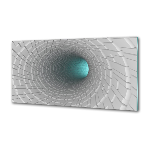 Crédence cuisine en verre Tunnel 3D
