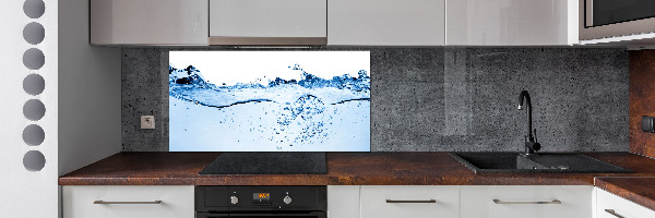 Crédence en verre trempé L'eau