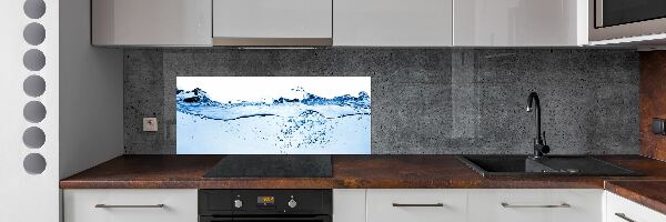Crédence en verre trempé L'eau