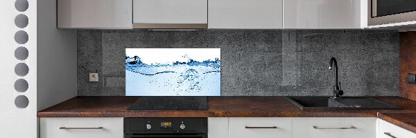 Crédence en verre trempé L'eau