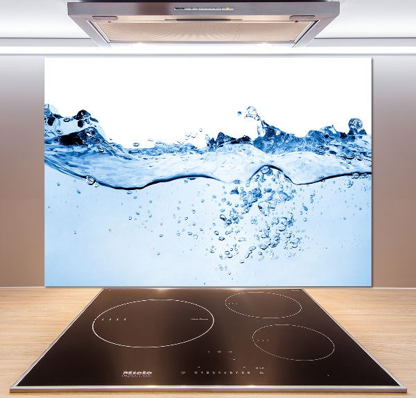 Crédence en verre trempé L'eau