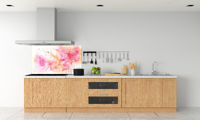 Crédence en verre cuisine Fleurs