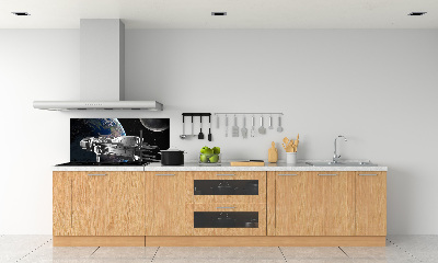 Crédence cuisine en verre trempé Vaisseau spatial