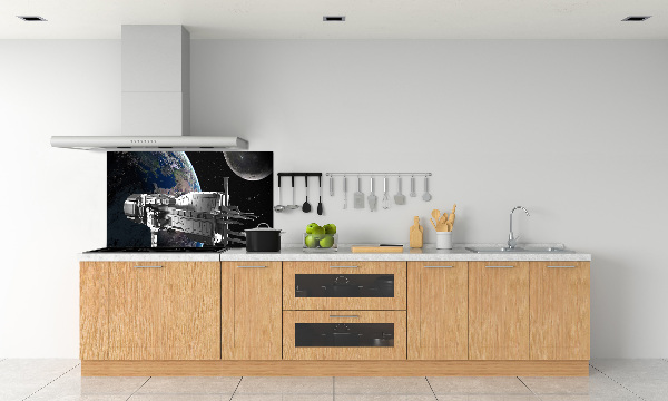 Crédence cuisine en verre trempé Vaisseau spatial