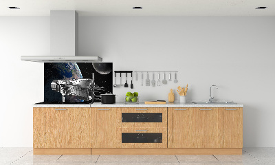 Crédence cuisine en verre trempé Vaisseau spatial