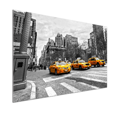 Panneau crédence cuisine Taxis New York