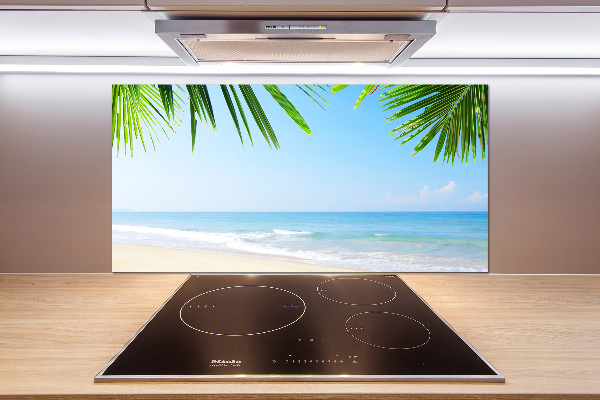 Crédence en verre cuisine Plage tropicale