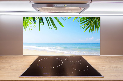 Crédence en verre cuisine Plage tropicale