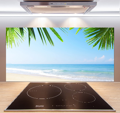 Crédence en verre cuisine Plage tropicale