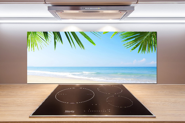Crédence en verre cuisine Plage tropicale