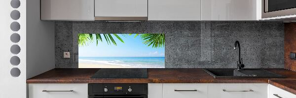 Crédence en verre cuisine Plage tropicale