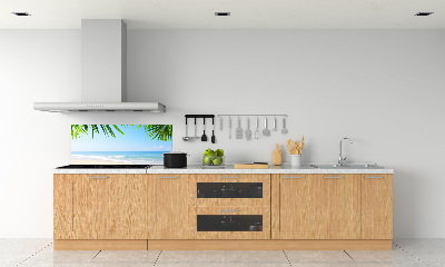 Crédence en verre cuisine Plage tropicale