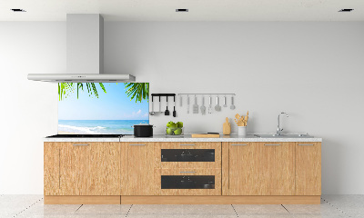 Crédence en verre cuisine Plage tropicale