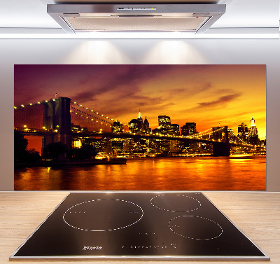 Panneau crédence cuisine Pont de Brooklyn