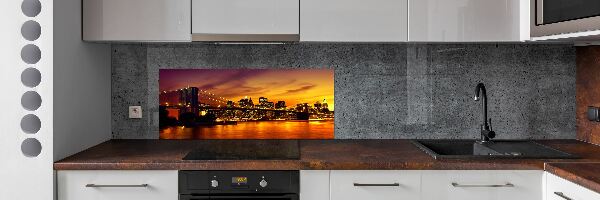 Panneau crédence cuisine Pont de Brooklyn