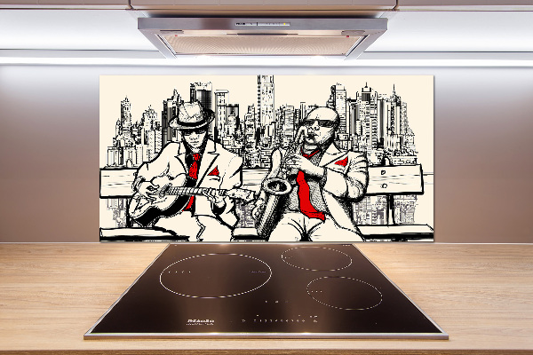 Crédence en verre cuisine Le jazz à New York