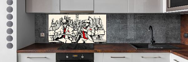 Crédence en verre cuisine Le jazz à New York