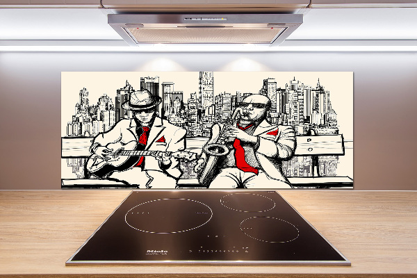 Crédence en verre cuisine Le jazz à New York